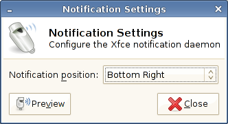 Xfce MCS manager plugin